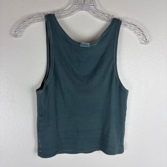 Skims Cotton Rib Tank TopSize Large Kyanite Blue - Picture 3 of 6